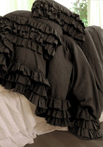 Stefany Linen Ruffle Collection - Cacoa