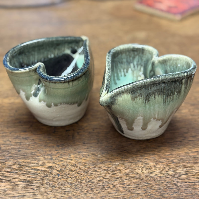 Sweet Heart Handmade Pottery Bowls
