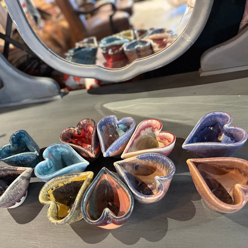 Sweet Heart Handmade Pottery Bowls