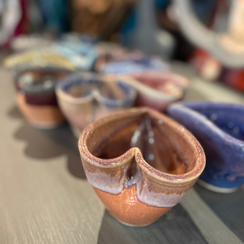 Sweet Heart Handmade Pottery Bowls