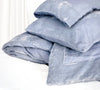 Taylor Velvet & Linen Border Collection- Chambray