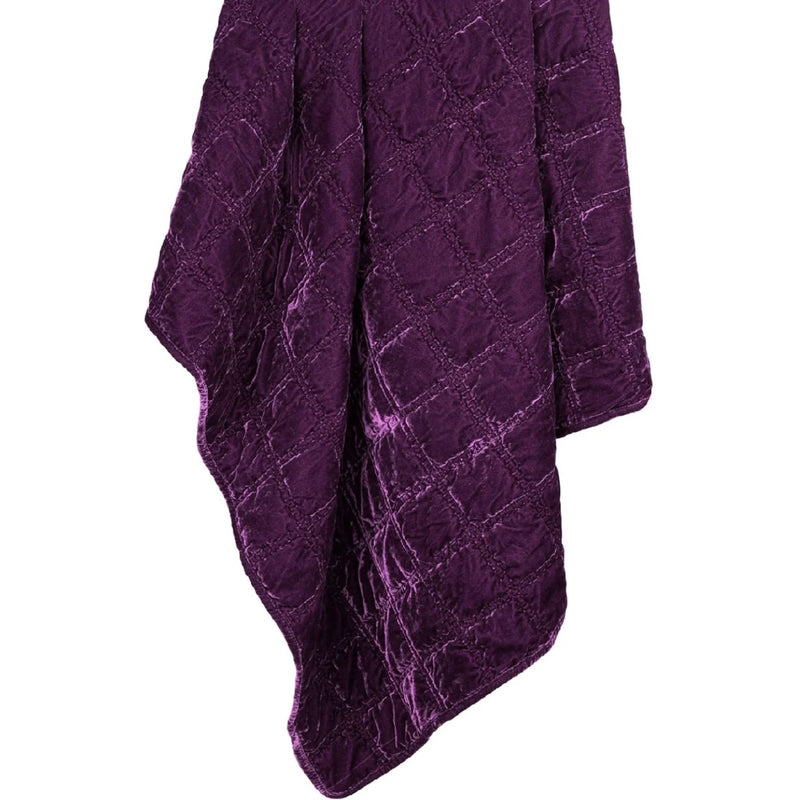 Quilted Velvet Throws