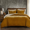 Boot Stitch Velvet Duvet Cover