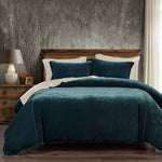 Boot Stitch Velvet Duvet Cover