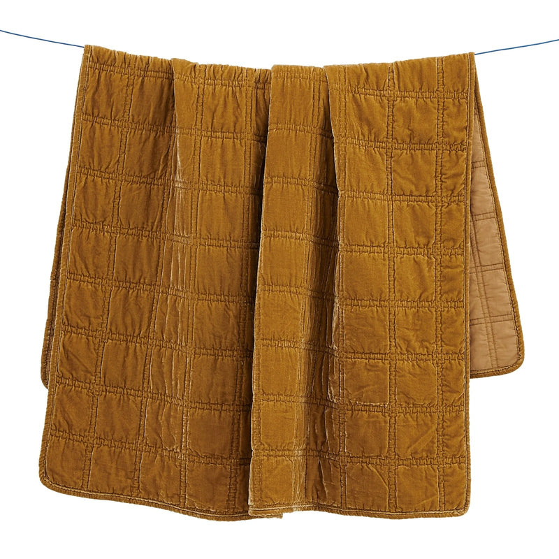 Quilted Velvet Throws