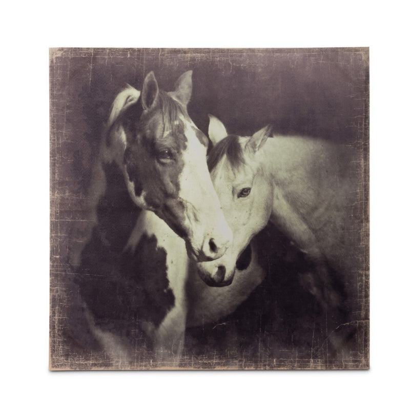 Paint Mare and Foal Print Sepia (in store purchase/pick up only)