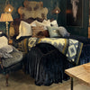 Mary Hayden bedspread in Delia Midnight